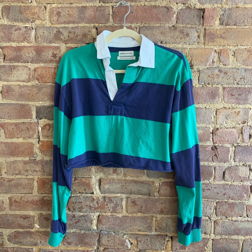 Urban Outfitters crop rugby top